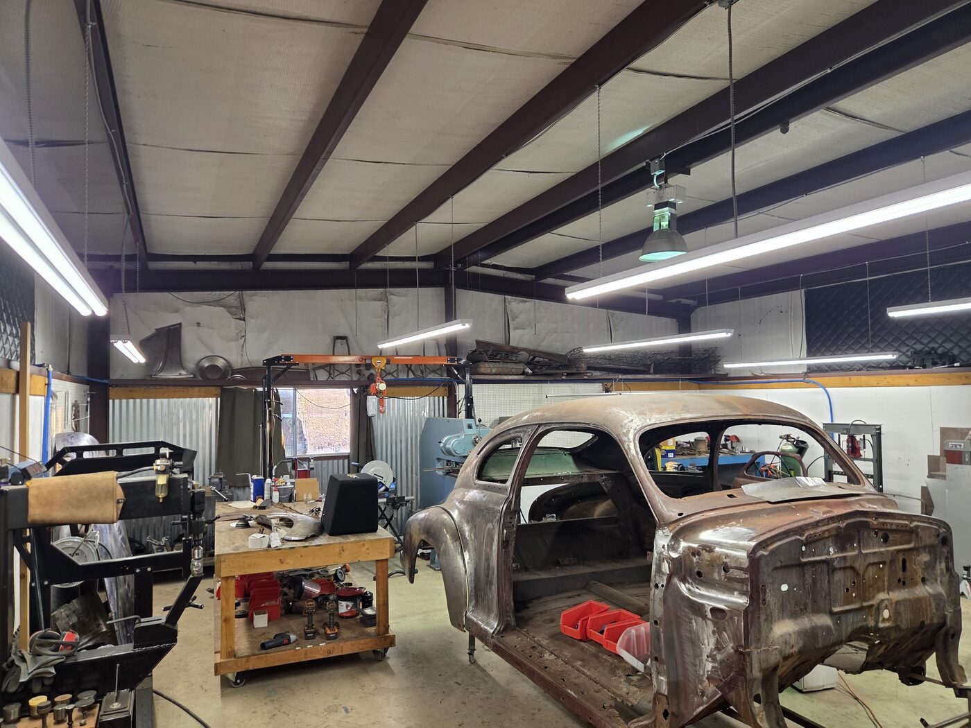 Steelborne Customs shop floor