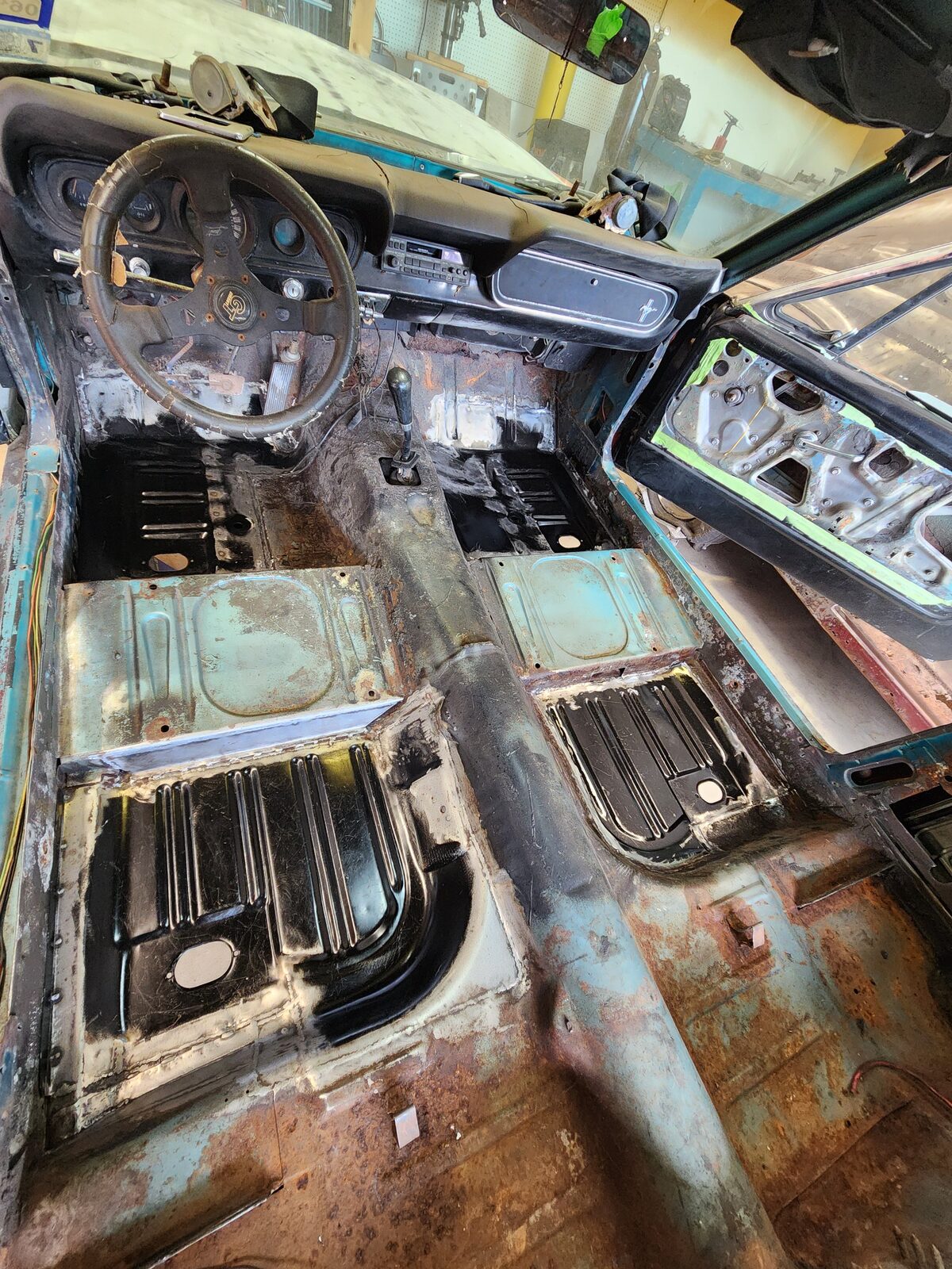 Mustang floorboard replacement